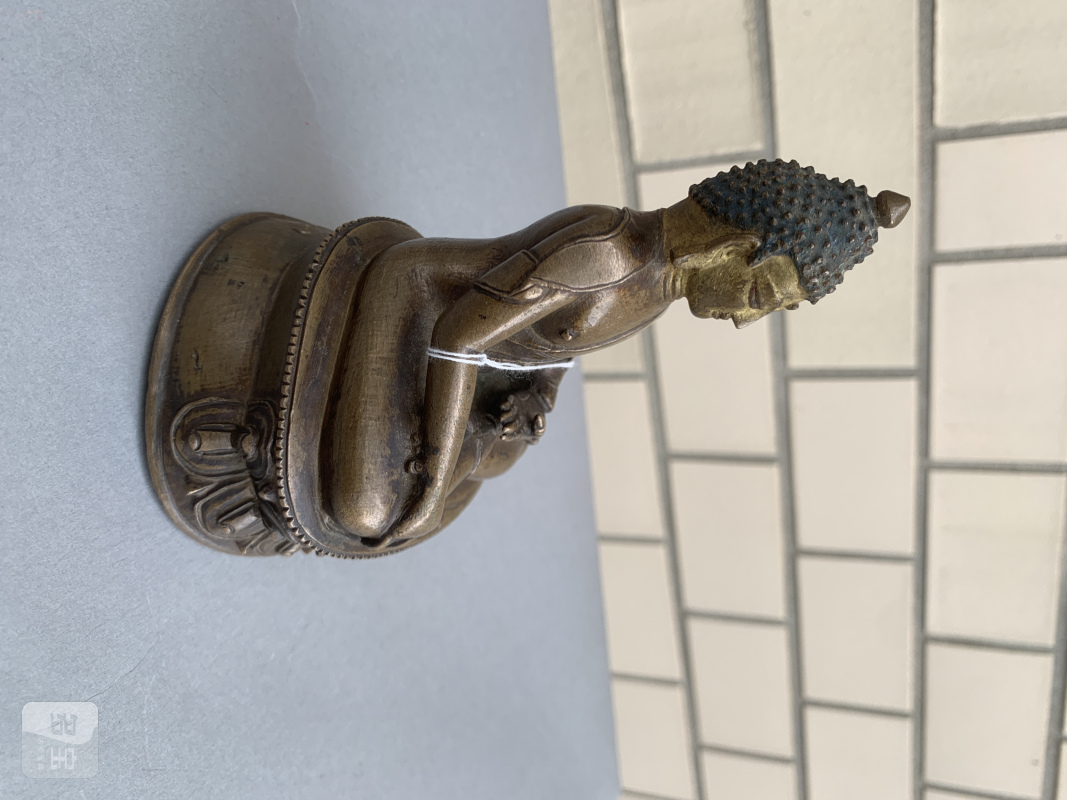 A BRONZE FIGURE OF BUDDHA SHAKYAMUNI - 图9